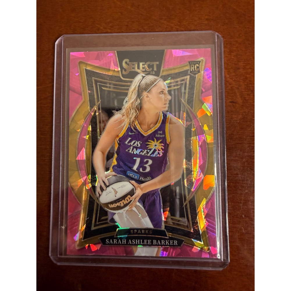 Sarah Ashlee Barker 2025 Panini Select WNBA Rookie Card Pink Ice Prizm RC No 66 - Picture 1 of 2